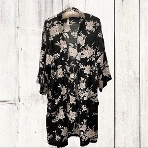 Spiritual Gangster Maya Floral Kimono with Tie Front